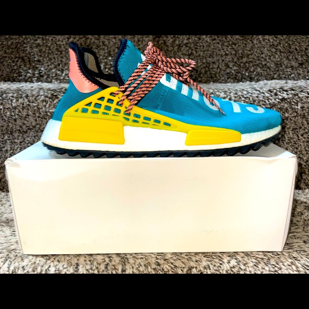 Adidas Moon Cloud Sunglow Pharell Human Race sneakers
